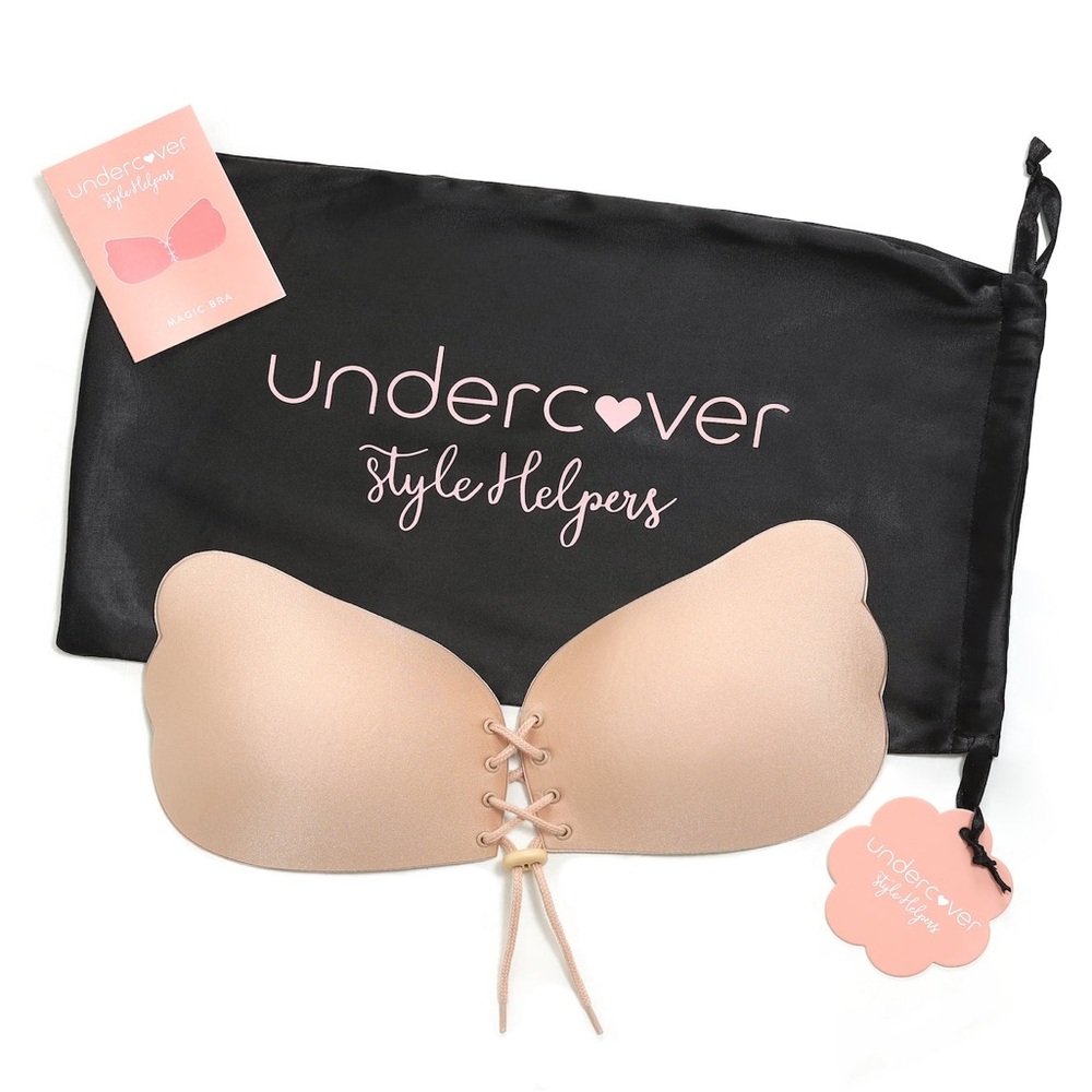 NWT Hello Molly Undercover Style Helpers Magic Bra Nude Size C